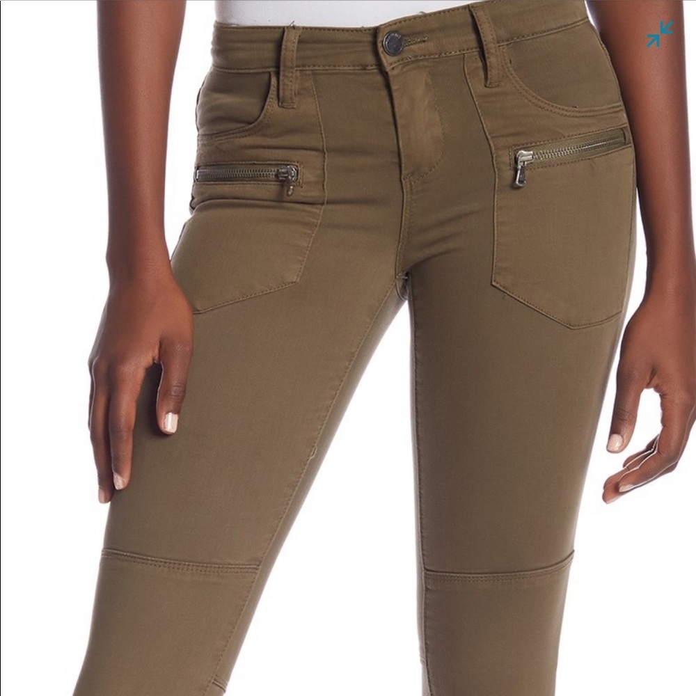 Blanknyc zipper skinny moto jeggings - Picture 2 of 4